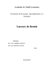Eficiența economică a mecanizării agriculturii - studiu de caz SC Agrotehnica SA - Pagina 1