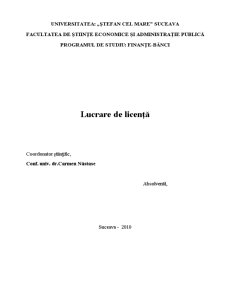 Studiu de caz - Banca Națională a României - analiza politicii monetare în România în perioada 2008-2010 - Pagina 1