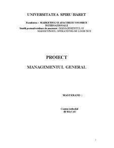 Managementul General - Pagina 1