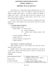 Control și audit intern în instituțiile publice - audit intern la Primăria Nicolae Bălcescu - Pagina 4