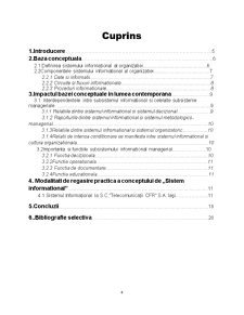 Sistemul informațional și specificitatea lui în management - Pagina 4