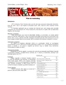Plan de Marketing - KFC - Pagina 1