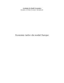 Economia țărilor din nordul Europei - Pagina 1