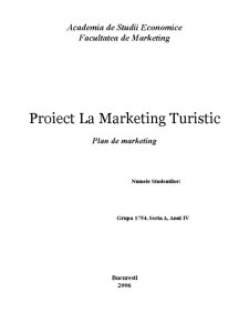 Marketing Turistic - Pagina 1
