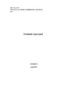 Producție și personal - SC Bronconf SRL Vaslui - Pagina 1