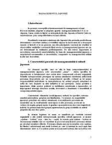 Caracteristicile Generale ale Managementului și Culturii Nipone - Pagina 3