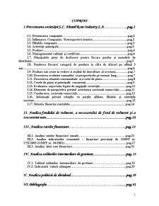 Managementul financiar al societății SC Alumil Rom Industry SA - Pagina 1