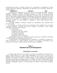 Particularitățile modelului francez de management - Pagina 5