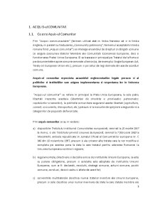 Acquis-ul comunitar - legislația europeană vs legislația națională - Pagina 3