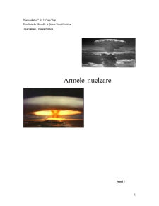 Armele Nucleare - Pagina 1