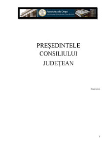 Președintele Consiliului Județean - Pagina 1