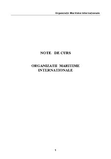 Organizații Maritime Internaționale - Pagina 1
