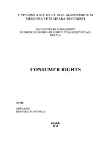 Consumer Rights - Pagina 1