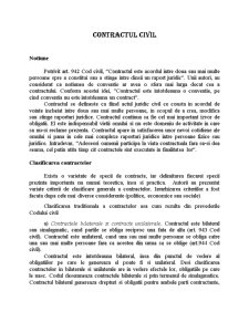 Contractul Civil - Pagina 1