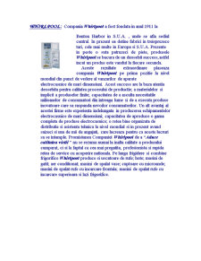 Analiza comparativă a calității frigiderelor cu 2 uși față de celelalte produse concurente existente pe piața românească - Pagina 5