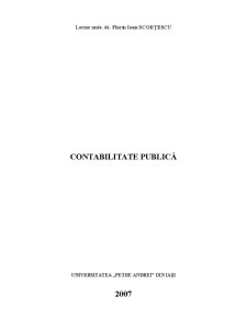 Contabilitate Publică - Pagina 1