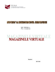 Magazinele Virtuale - Pagina 1