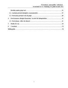 Previziunea Principalilor Indicatori Economici la SC Omniasig SA până în Anul 2011 - Pagina 2