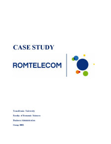 Studiu de Caz Romtelecom - Management Strategic - Pagina 1