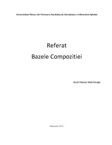 Bazele compoziției - Pagina 1