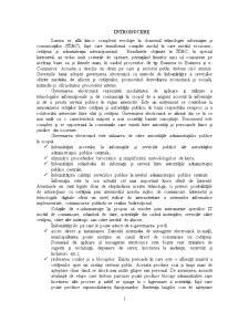 Reproiectarea managerială a sistemului informațional al Primăriei Constanța - Pagina 1
