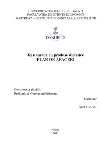 Restaurant cu Produse Dietetice - Pagina 1