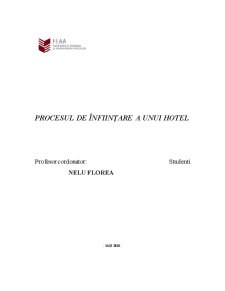 Procesul de Înființare a Unui Hotel - Pagina 1