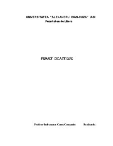 Projet Didactique - Le Conditionnel Present - Pagina 1