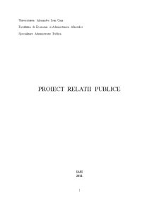 Proiect relații publice - Iași - Pagina 1