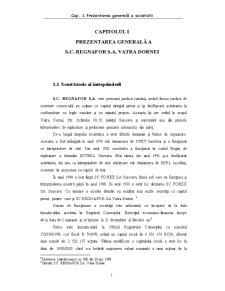 Contabilitatea datoriilor și creanțelor comerciale - SC Regnafor SA Vatra Dornei - Pagina 1