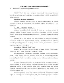 Caiet practică - SC Tricorp Trust SRL - Pagina 1