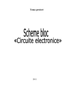 Scheme Bloc - Circuite Electronice - Pagina 1