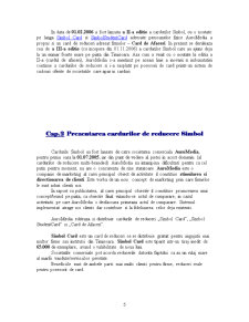 Studiu privind eficiența cardurilor de reduceri Simbol Card - Pagina 5