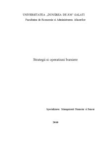 Strategii și operațiuni bursiere - Banca Transilvania - Pagina 1