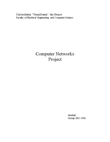 Computer Networks Project - Pagina 1