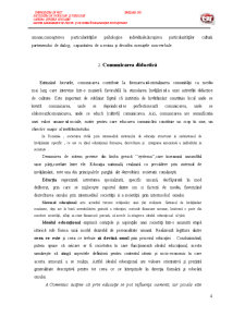 Paralelism între Comunicarea Umană și Comunicarea Didactică din Învățământul Românesc - Pagina 4