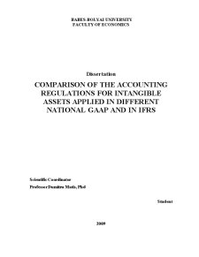 Comparison of the accounting regulations for intangible assets applied in different national GAAP and in IFRS - Pagina 2