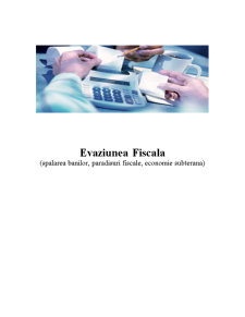 Evaziunea fiscală - Pagina 1