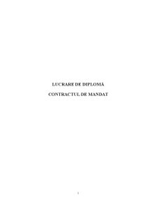 Contractul de Mandat - Pagina 1