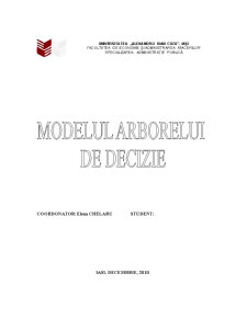 Modelul Arborelui de Decizie - Pagina 1