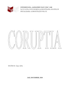 Corupția - Pagina 1