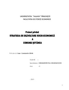 Proiect privind strategia de dezvoltare socio-economică a Comunei Sotanga - Pagina 2