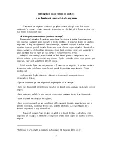 Principiile Contractului de Asigurare - Pagina 5