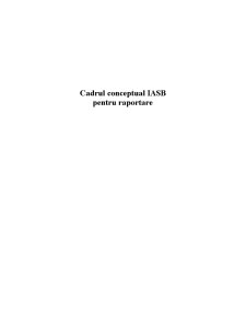 Cadrul Conceptual IASB pentru Raportare - Pagina 1