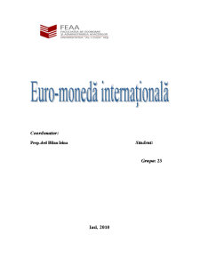 Euro-moneda internațională - Pagina 1