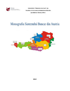Monografia Sistemului Bancar din Austria - Pagina 1
