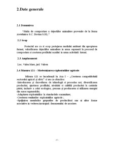 Proiectarea unei stații de compostare a dejecțiilor animaliere provenite de la ferma zootehnică SC Bovina SRL - Pagina 4