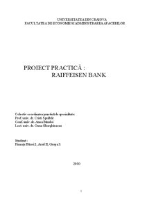 Proiect practică - Raiffeisen Bank - Pagina 1