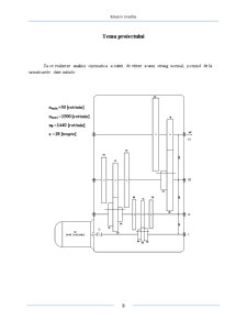 Analiza cinematică a cutiei de viteze a unui strung normal - Pagina 2