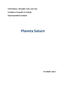Planeta Saturn - Pagina 1
